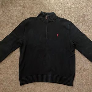 Black Polo Sweater